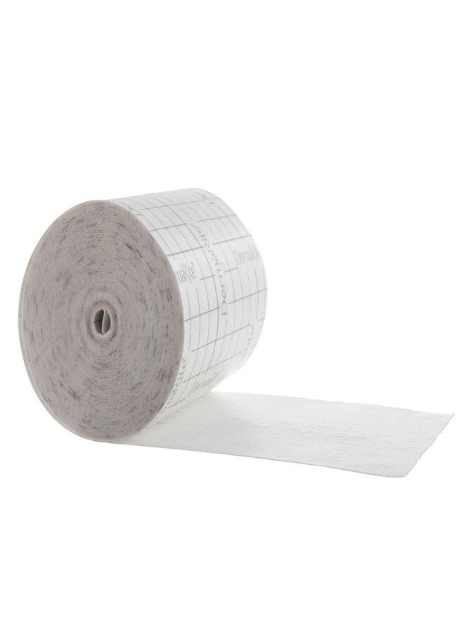 DermaRite's RiteFix Non-Woven Dressing Retention Tape - Hypoallergenic Adhesive, Easy Release S-Curve Liner - 4 in. x 11 yds., 1 Roll - Image 2